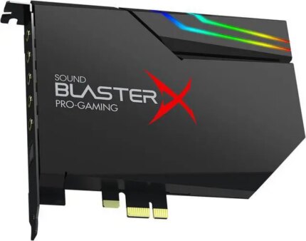 Creative Sound BlasterX AE-5 Plus SABRE32-class Hi-res 32-bit/384 kHz PCIe Gaming Sound Card and DAC with Dolby Digital and DTS, Xamp Discrete