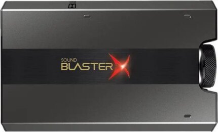 Creative Sound BlasterX G6 Hi-Res Gaming DAC and USB Sound Card with Xamp Headphone Bi-Amplifier for PC, PS4, Xbox and Nintendo Switch
