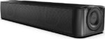 Creative Stage SE Under-Monitor Soundbar with USB Digital Audio and Bluetooth 5.3, Clear Dialog and Surround by Sound Blaster, Powered via Adapter