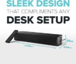 Creative Stage SE Under-Monitor Soundbar with USB Digital Audio and Bluetooth 5.3, Clear Dialog and Surround by Sound Blaster, Powered via Adapter