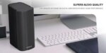Creative T100-2.0 Compact Hi-Fi Desktop Speakers, up to 80W Peak Power with Bluetooth 5.0