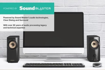 Creative T60 2.0 Compact Hi-Fi Desktop Speakers