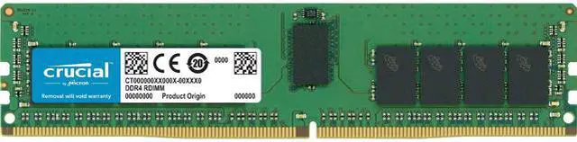 Crucial CT16G4RFD8266 16GB DDR4 2666 288-Pin CL19 2Rx8 ECC Registered DIMM Memory