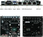 CWWK NAS N100 NAS Motherboard 12th Gen Intel 4x i226-V 2.5G 2*NVMe 6*SATA3.0 DDR5 Mini ITX Router Mainboard PCIex1 Type-C
