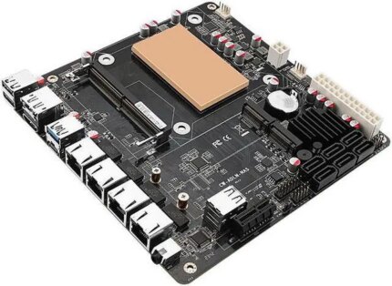CWWK NAS N100 NAS Motherboard 12th Gen Intel 4x i226-V 2.5G 2*NVMe 6*SATA3.0 DDR5 Mini ITX Router Mainboard PCIex1 Type-C