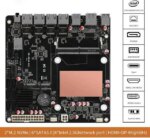 CWWK NAS N100 NAS Motherboard 12th Gen Intel 4x i226-V 2.5G 2*NVMe 6*SATA3.0 DDR5 Mini ITX Router Mainboard PCIex1 Type-C