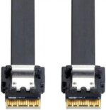 CY PCI-E Slimline SAS 4.0 SFF-8654 4i 38pin Host to SFF-8654 Slim SAS Target Cable 40cm