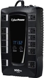 CyberPower AVRG900LCD Intelligent LCD UPS Systems - 900VA/480W, 120 VAC, NEMA 5-15P, Compact, 12 Outlets, LCD, PowerPanel