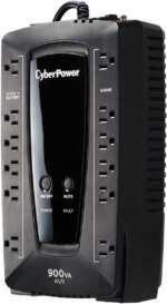 CyberPower AVRG900U 900 VA 480 Watts 12 Outlets Compact UPS w/ Automatic Voltage Regulation