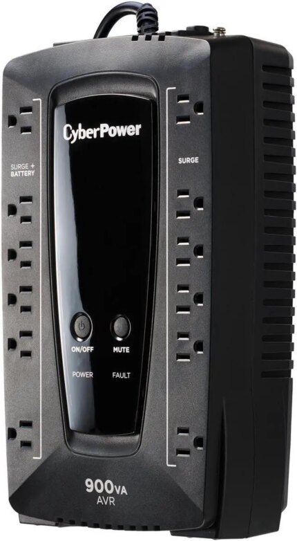CyberPower AVRG900U 900 VA 480 Watts 12 Outlets Compact UPS w/ Automatic Voltage Regulation