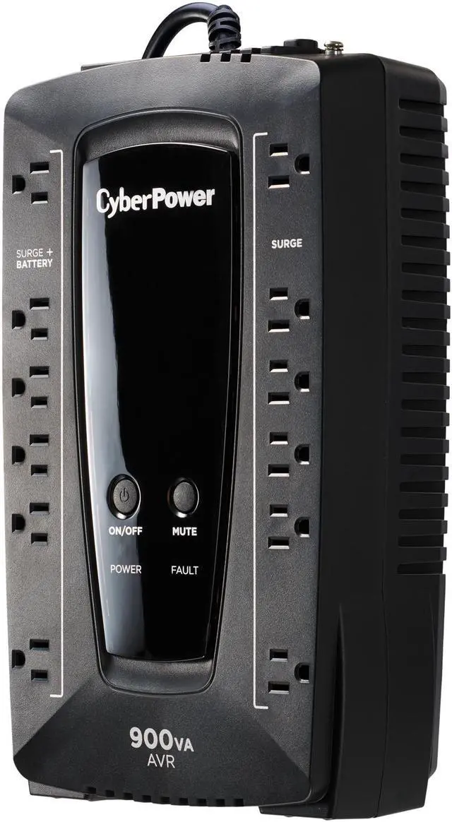 CyberPower AVRG900U 900 VA 480 Watts 12 Outlets Compact UPS w/ Automatic Voltage Regulation