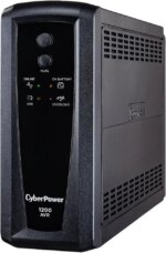CyberPower CP1200AVR AVR UPS Systems - 1200VA/720W, 120 VAC, NEMA 5-15P, Mini-Tower, 10 Outlets, PowerPanel