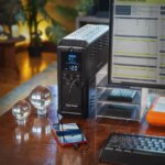 CyberPower CP1500AVRLCD3 Intelligent LCD UPS Systems - 1500VA/900W, 120 VAC, NEMA 5-15P, Mini-Tower, 12 Outlets, LCD