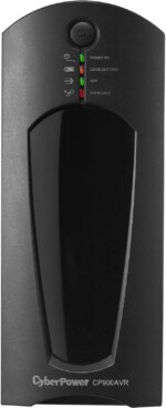 CyberPower CP900AVR AVR UPS Systems - 900VA/560W, 120 VAC, NEMA 5-15P, Mini-Tower, 10 Outlets, PowerPanel