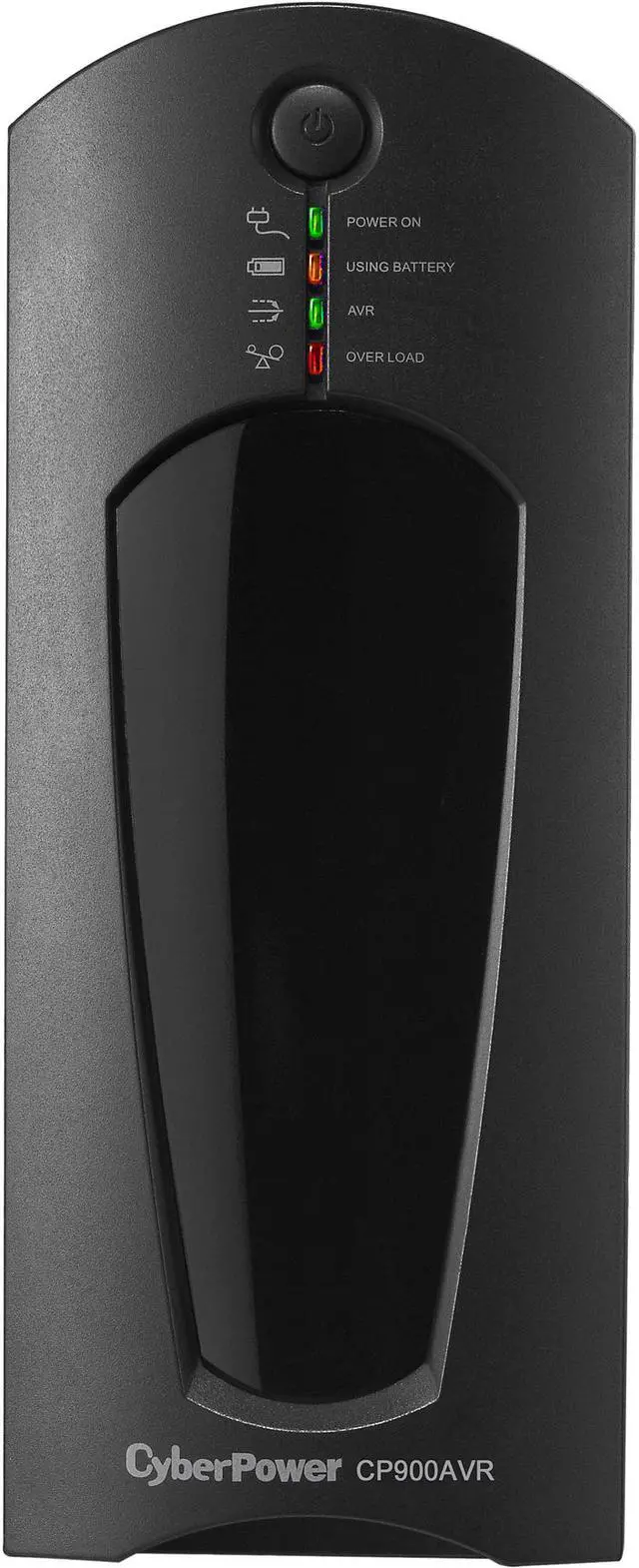 CyberPower CP900AVR AVR UPS Systems - 900VA/560W, 120 VAC, NEMA 5-15P, Mini-Tower, 10 Outlets, PowerPanel