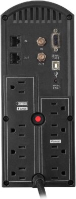 CyberPower CP900AVR AVR UPS Systems - 900VA/560W, 120 VAC, NEMA 5-15P, Mini-Tower, 10 Outlets, PowerPanel