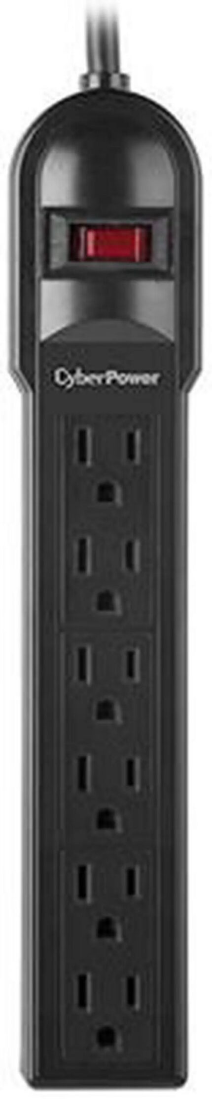 CyberPower CSB604 6-Outlet Essential Surge Protector (4ft)