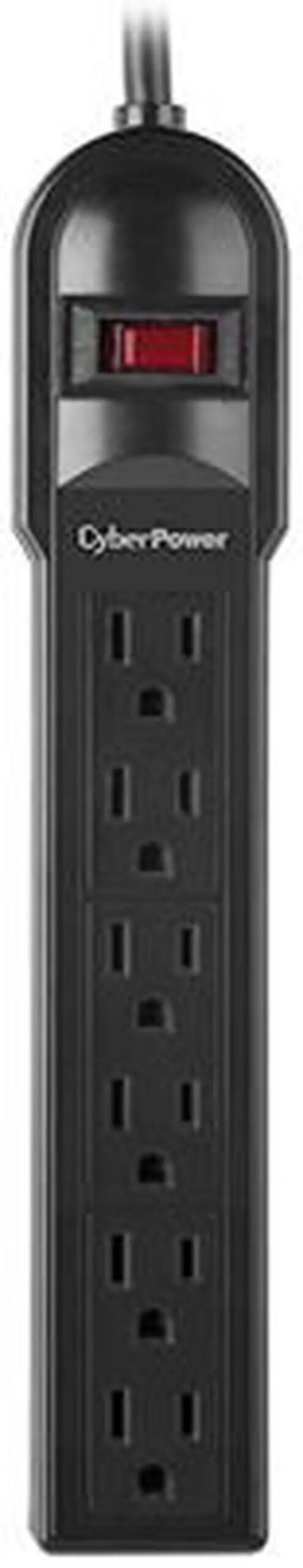 CyberPower CSB604 6-Outlet Essential Surge Protector (4ft)
