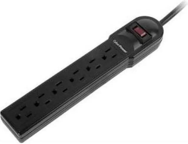 CyberPower CSB604 6-Outlet Essential Surge Protector (4ft)