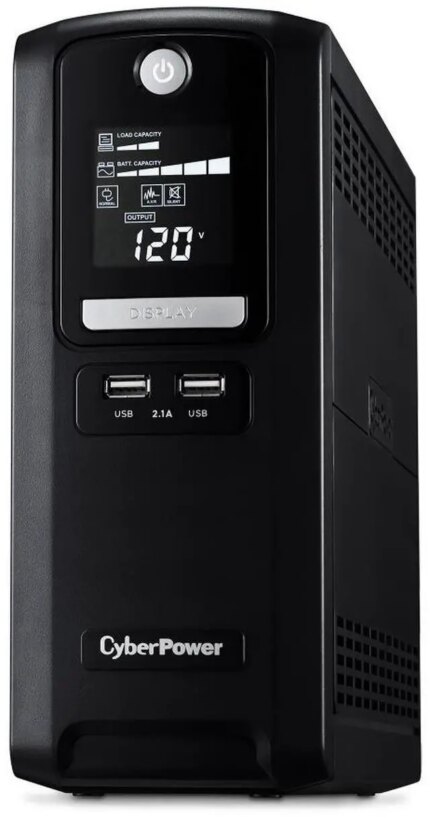CyberPower CST135XLU Battery Backup GreenPower UPS™ Bypass Technology, 1350 VA / 810 W, Line Interactive, Simulated Sine Wave, NEMA 5-15P, 6 ft. cord,