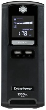 CyberPower CST135XLU Battery Backup GreenPower UPS™ Bypass Technology, 1350 VA / 810 W, Line Interactive, Simulated Sine Wave, NEMA 5-15P, 6 ft. cord,