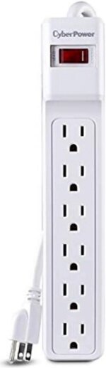 CyberPower Essential CSB606W 6-Outlet Surge Suppressor Protector