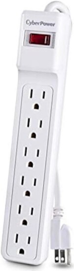 CyberPower Essential CSB606W 6-Outlet Surge Suppressor Protector