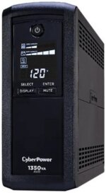 CyberPower Intelligent LCD UPS CP1350AVRLCD 1350 VA 815 Watts 10 Outlets UPS