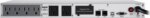 CyberPower OR1500LCDRM1U Smart App LCD UPS Systems - 1500VA/900W, 120 VAC, NEMA 5-15P, 1U, Rackmount, 6 Outlets, LCD, PowerPanel
