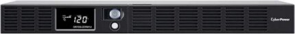 CyberPower OR700LCDRM1U Smart App LCD UPS Systems - 700VA/400W, 120 VAC, NEMA 5-15P, 1U, Rackmount, 6 Outlets, LCD, PowerPanel