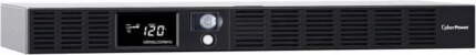 CyberPower OR700LCDRM1U Smart App LCD UPS Systems - 700VA/400W, 120 VAC, NEMA 5-15P, 1U, Rackmount, 6 Outlets, LCD, PowerPanel