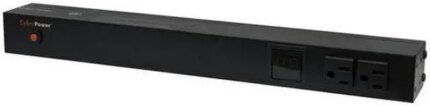 CyberPower PDU15M2F8R Metered 1U 10-Outlets Power Distribution Unit
