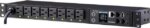 CyberPower PDU41001 Single Phase 100 - 120 VAC 15A Switched PDU - 8 Outlets, 12 ft, NEMA 5-15P, Horizontal, 1U, SNMP, LCD