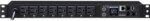 CyberPower PDU41001 Single Phase 100 - 120 VAC 15A Switched PDU - 8 Outlets, 12 ft, NEMA 5-15P, Horizontal, 1U, SNMP, LCD