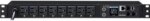 CyberPower PDU41001 Single Phase 100 - 120 VAC 15A Switched PDU - 8 Outlets, 12 ft, NEMA 5-15P, Horizontal, 1U, SNMP, LCD