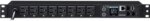 CyberPower PDU41001 Single Phase 100 - 120 VAC 15A Switched PDU - 8 Outlets, 12 ft, NEMA 5-15P, Horizontal, 1U, SNMP, LCD