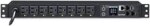 CyberPower PDU41001 Single Phase 100 - 120 VAC 15A Switched PDU - 8 Outlets, 12 ft, NEMA 5-15P, Horizontal, 1U, SNMP, LCD