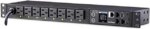 CyberPower PDU41001 Single Phase 100 - 120 VAC 15A Switched PDU - 8 Outlets, 12 ft, NEMA 5-15P, Horizontal, 1U, SNMP, LCD