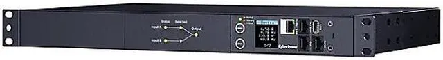 CyberPower PDU44002 Switched 1U 100 - 120 VAC 20A 10 ft Power Distribution Unit