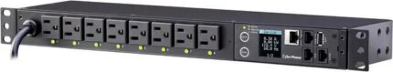CyberPower PDU81001 100-120 VAC 15A Switched - 8 Outlets - 12ft Cord - NEMA 5-15P