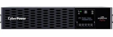 CyberPower PR1500RT2UCN Smart App Sinewave UPS Systems - 1500VA/1500W, 120 VAC, NEMA 5-15P, 2U, Rack / Tower, Sine Wave, 8 Outlets, LCD, PowerPanel®