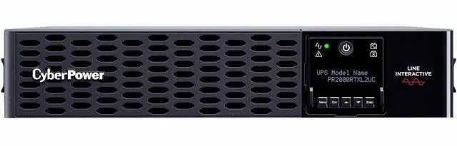 CyberPower PR2000RTXL2UC Smart App Sinewave P2000VA/2000W Sine wave UPS 2U 8 x NEMA 5-20R 10ft cord cloud 2U 8XNEMA 5-20R 10 ft cord cloud Rack/Tower
