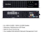 CyberPower PR3000RT2UCN Smart App Sinewave UPS Systems - 3000VA/3000W, 100 - 120 VAC, NEMA L5-30P, 2U, Rack / Tower, Sine Wave, 9 Outlets, LCD,