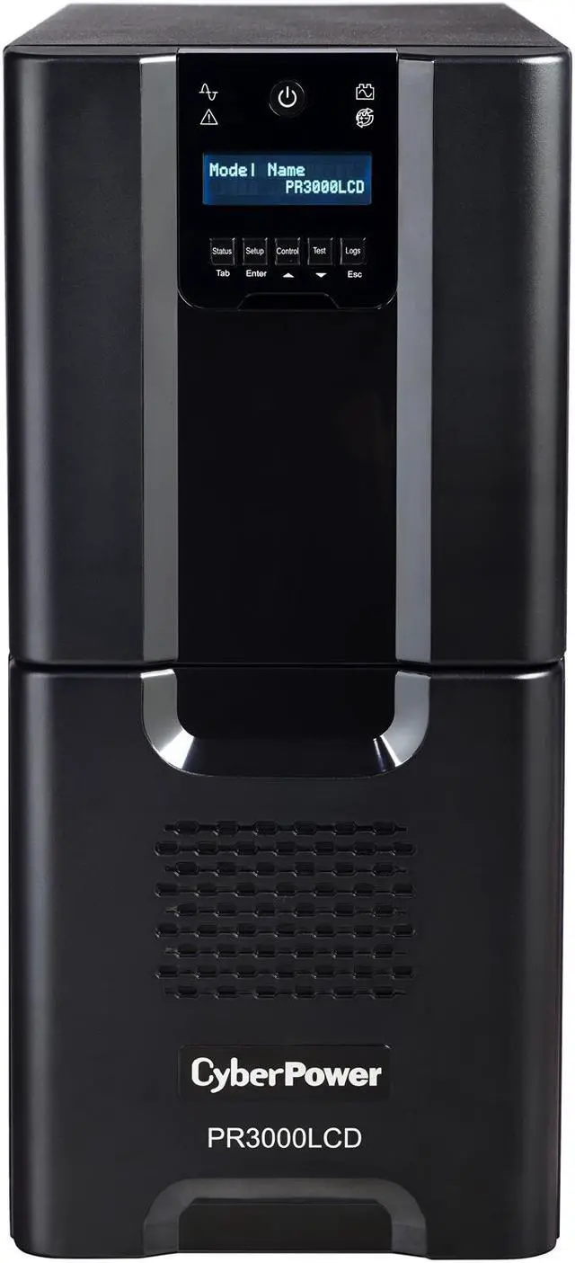 CyberPower Smart App Sinewave PR3000LCD 3000VA Pure Sine Wave Tower LCD UPS