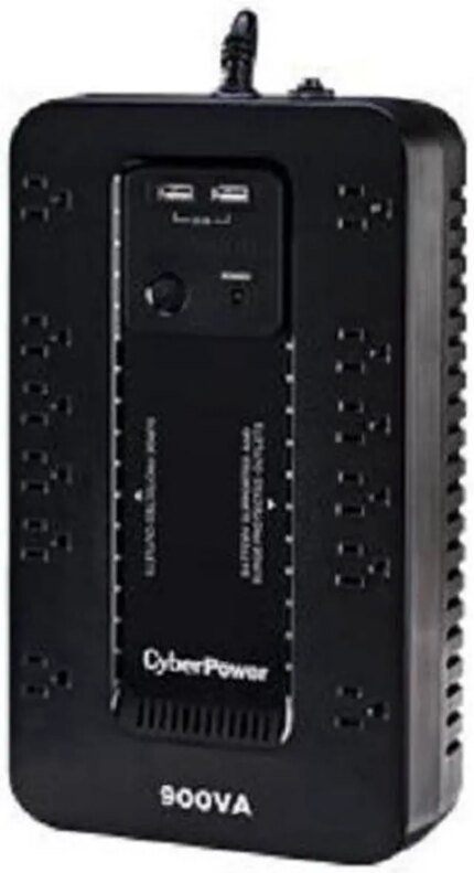 CyberPower ST900U Standby UPS Systems - 900VA/500W, 120 VAC, NEMA 5-15P, Compact, 12 Outlets, PowerPanel® Personal