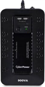 CyberPower ST900U Standby UPS Systems - 900VA/500W, 120 VAC, NEMA 5-15P, Compact, 12 Outlets, PowerPanel® Personal