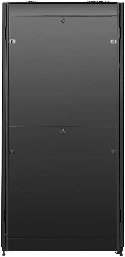 DavisLegend 42U 24"W x 32"D Server Cabinet IT Network Data Rack Enclosure with vented doors, with cable management panel, vented top with brush cable