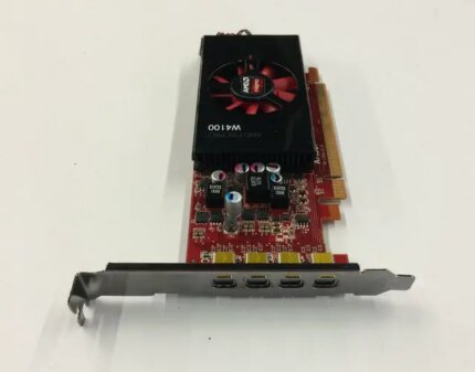 DELL FirePro W4100 Graphic Card 4 Mini Display Port 2GB Video Card PCIe 025D14