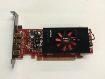 DELL FirePro W4100 Graphic Card 4 Mini Display Port 2GB Video Card PCIe 025D14