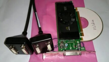 Dell/nVidia Quadro NVS 420 NVS420 512MB 4 Quad Monitor Professional Video Card P/N: H995J